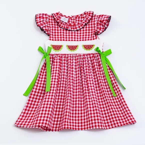 unbranded Other - Girls Red and White Watermelon Dress